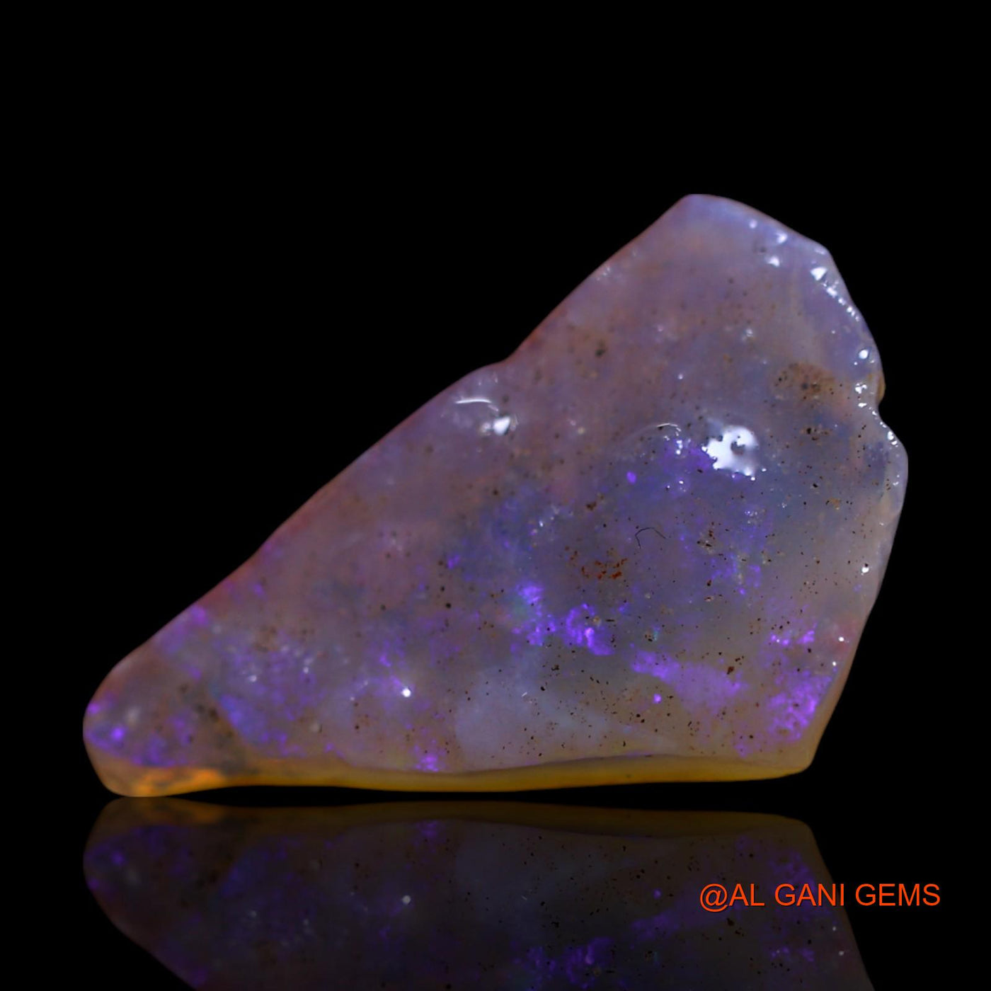2.00 Cts Natural Australian Fire Opal Loose Gemstone Fancy Rough 18x12x3 mm RG-416