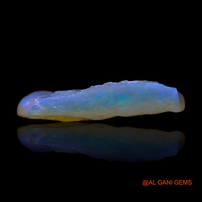 Natural Untreated Fire Opal Loose Gemstone Fancy Rough From Australia 3.00 Cts 18x8x3 mm RG-417