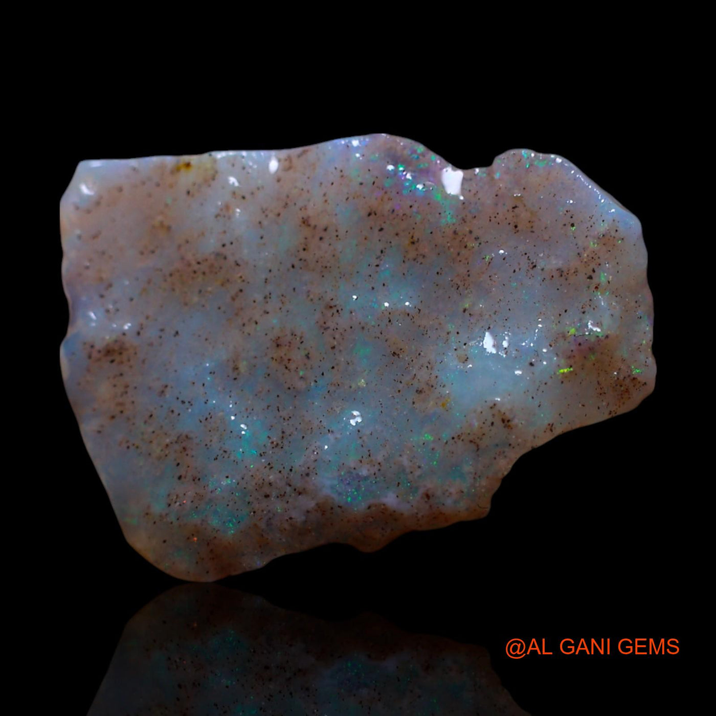 2.00 Cts Unheated Australian Fire Opal Loose Gemstone Fancy Rough Natural 16x12x2 mm RG-419