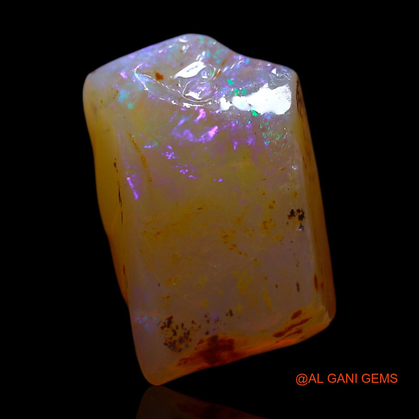 6.00 Cts Unheated Australian Fire Opal Loose Gemstone Fancy Rough Natural 13x9x6 mm RG-423
