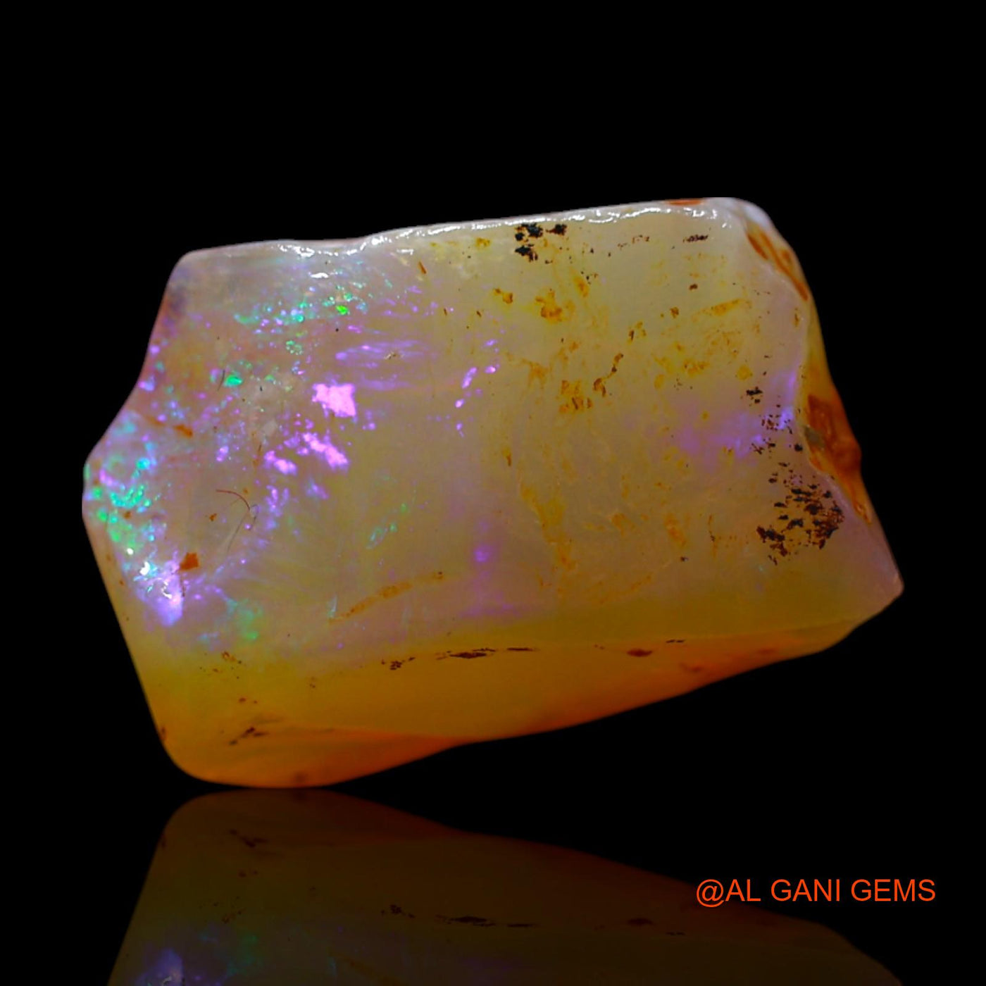 6.00 Cts Unheated Australian Fire Opal Loose Gemstone Fancy Rough Natural 13x9x6 mm RG-423