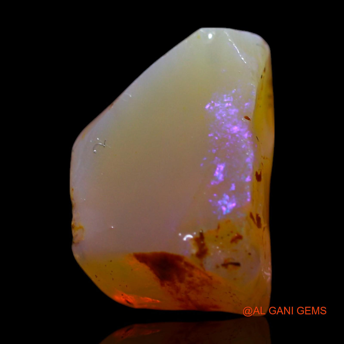 6.00 Cts Unheated Australian Fire Opal Loose Gemstone Fancy Rough Natural 13x9x6 mm RG-423