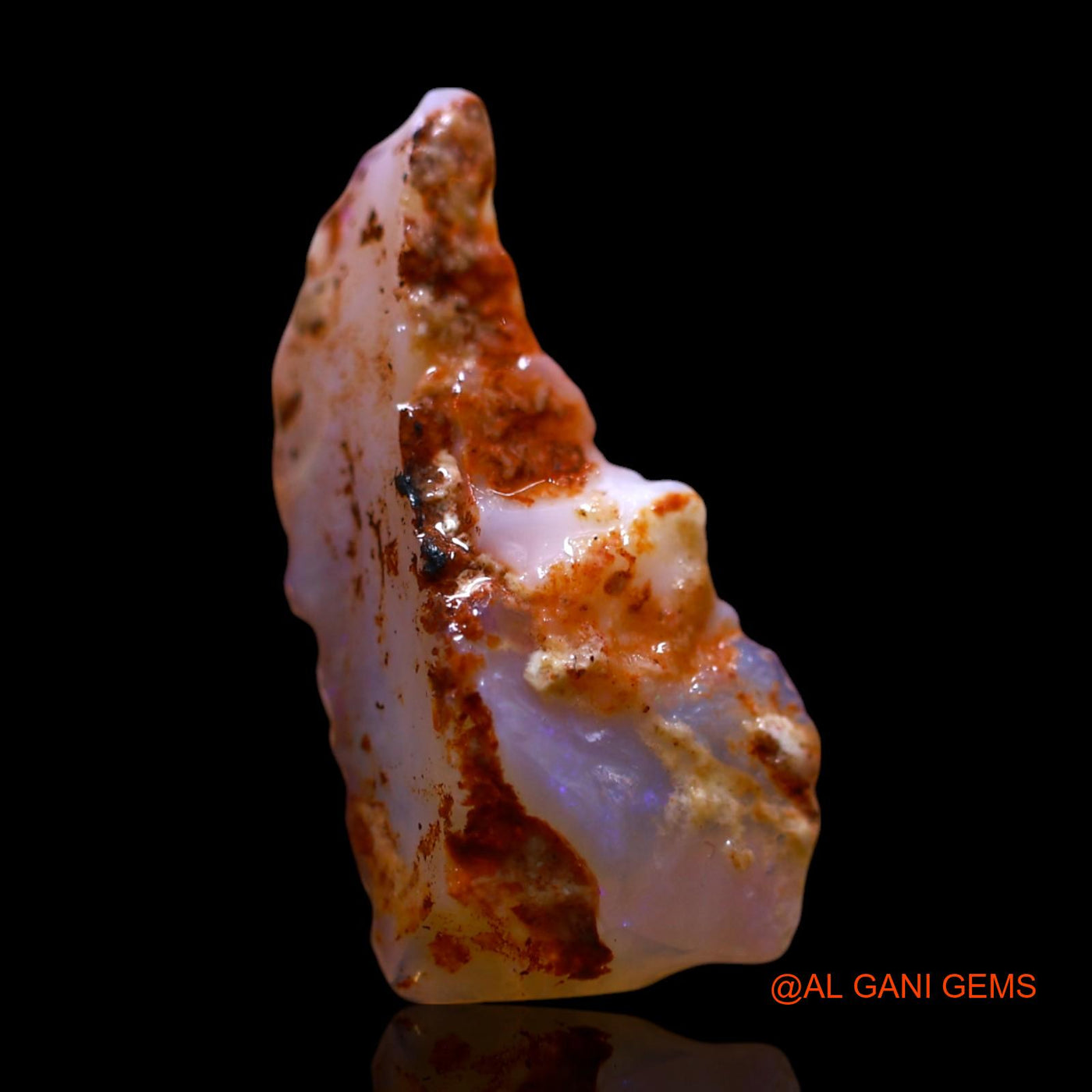 2.00 Cts Natural Australian Fire Opal Loose Gemstone Fancy Rough 17x9x3 mm RG-434