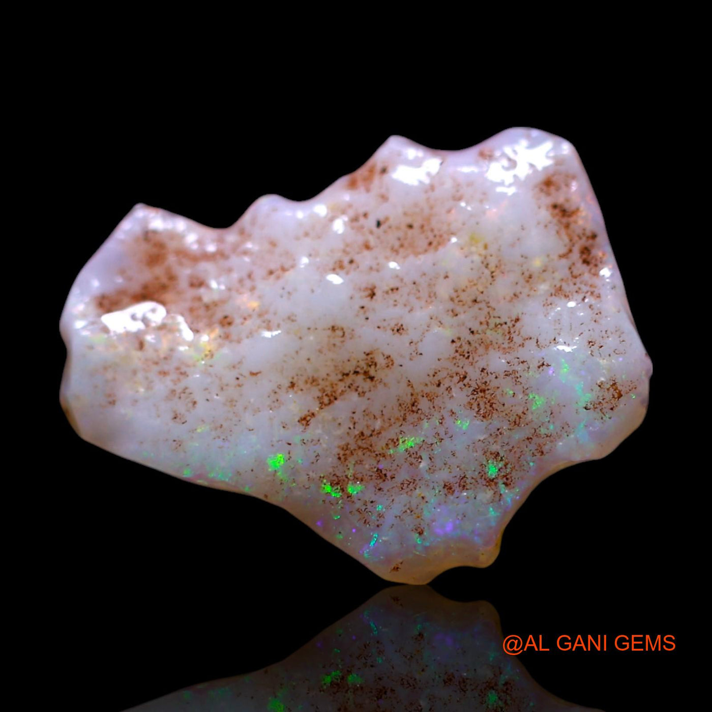 2.00 Cts Natural Australian Fire Opal Loose Gemstone Fancy Rough 13x11x3 mm RG-444