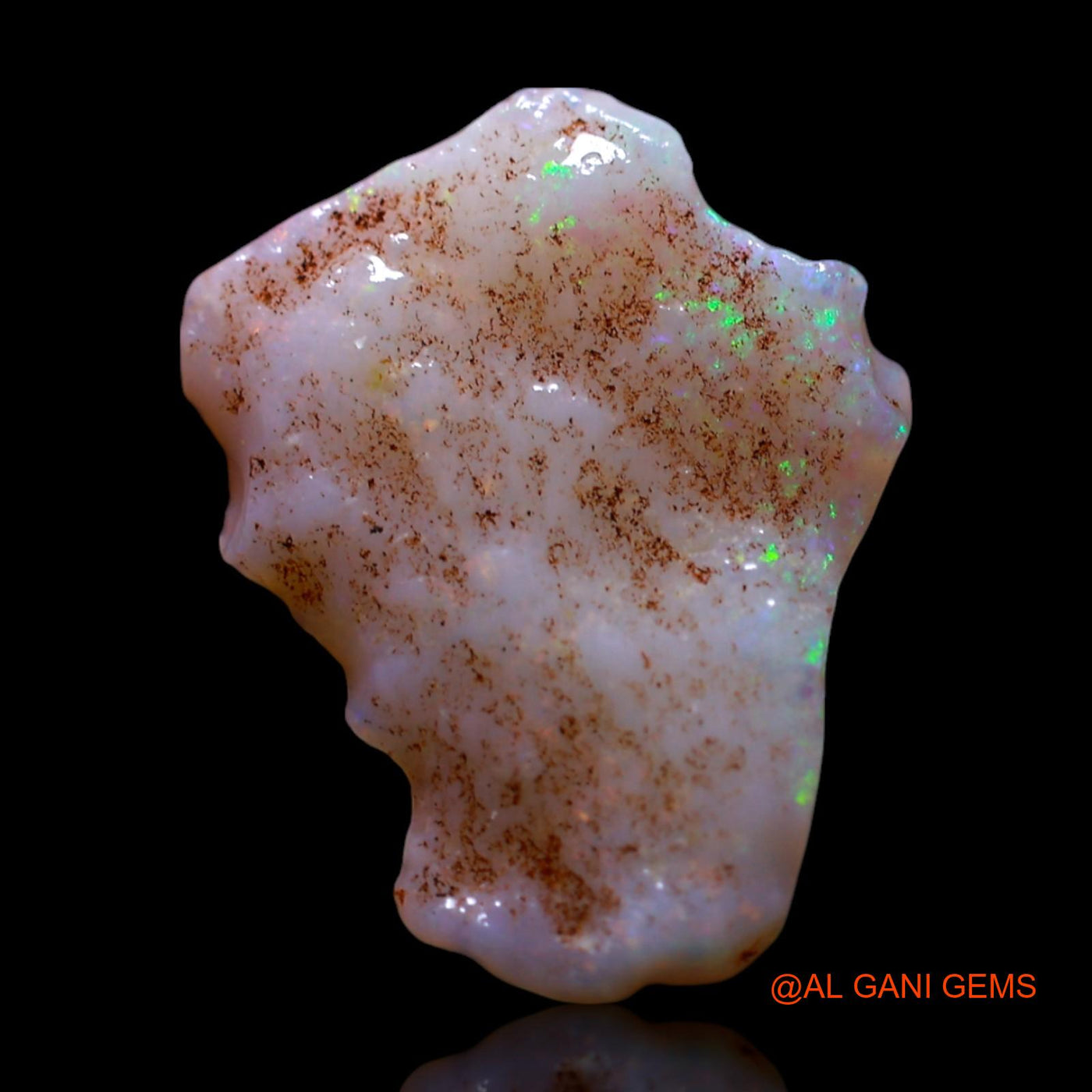 2.00 Cts Natural Australian Fire Opal Loose Gemstone Fancy Rough 13x11x3 mm RG-444