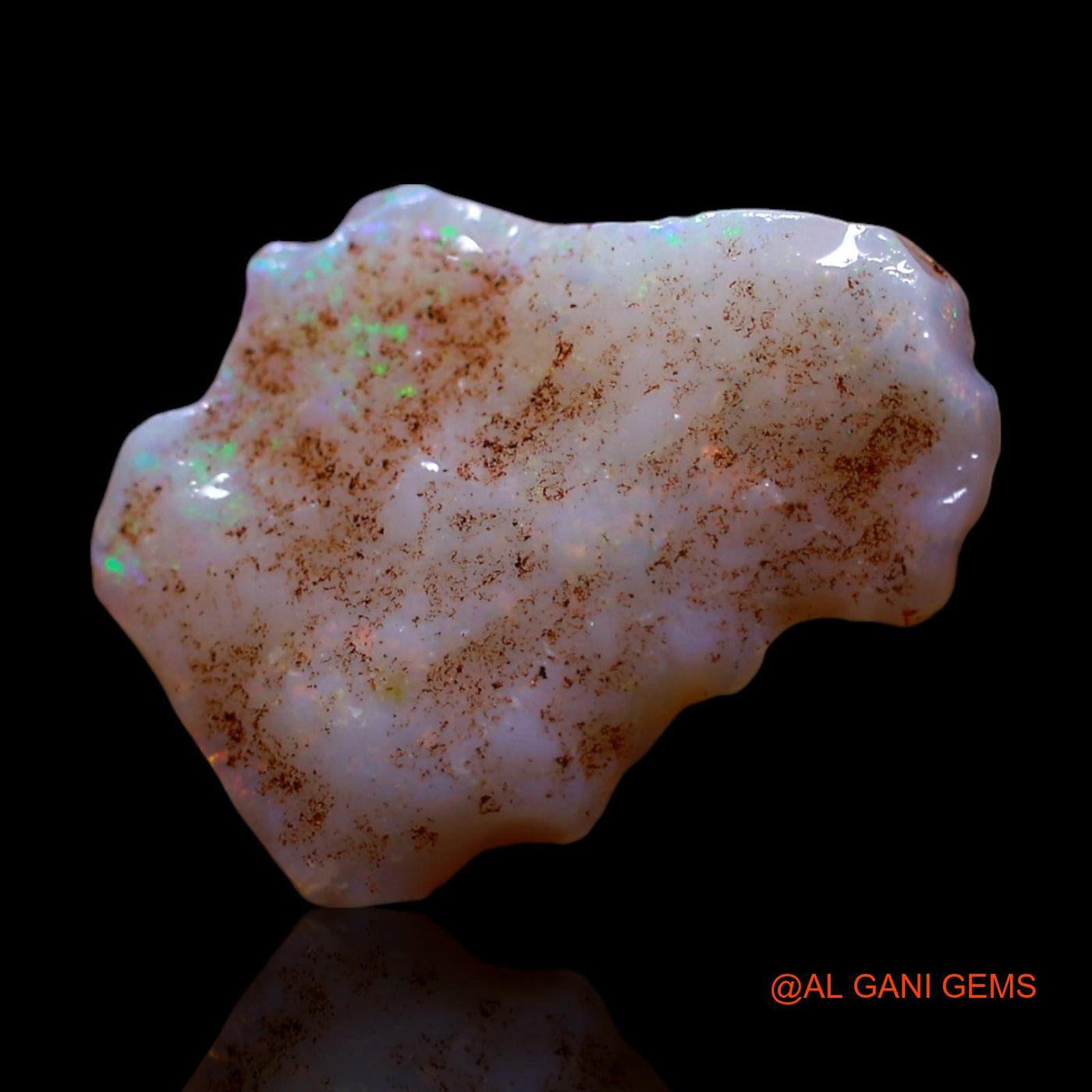 2.00 Cts Natural Australian Fire Opal Loose Gemstone Fancy Rough 13x11x3 mm RG-444