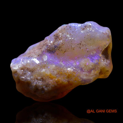 Natural Untreated Fire Opal Loose Gemstone Fancy Rough From Australia 4.00 Cts 15x9x5 mm RG-446