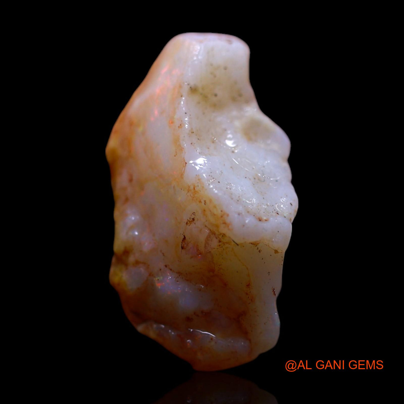 3.00 Cts Natural Australian Fire Opal Fancy Rough Loose Gemstone For Jewelry 16x9x7 mm RG-448