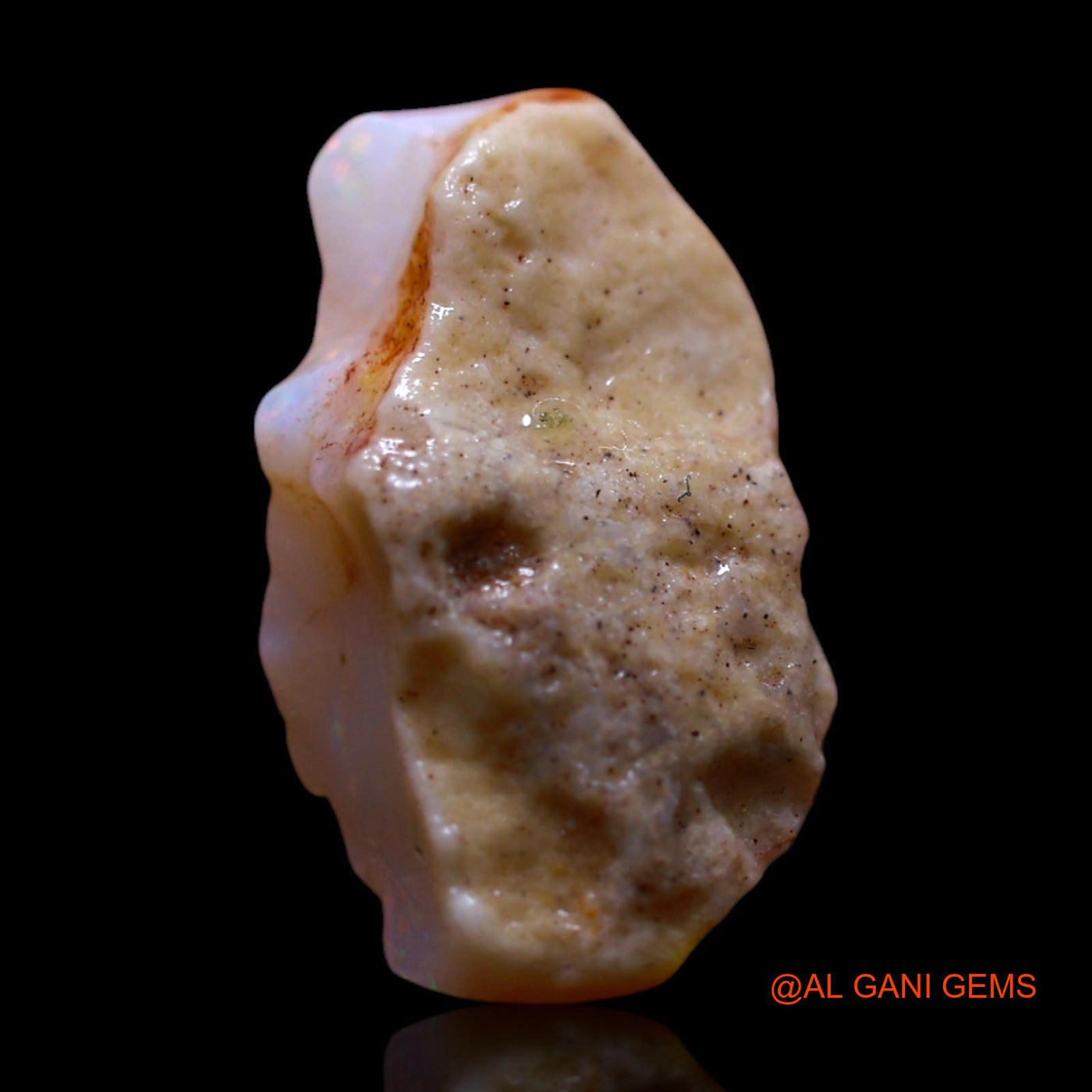 3.00 Cts Natural Australian Fire Opal Fancy Rough Loose Gemstone For Jewelry 16x9x7 mm RG-448