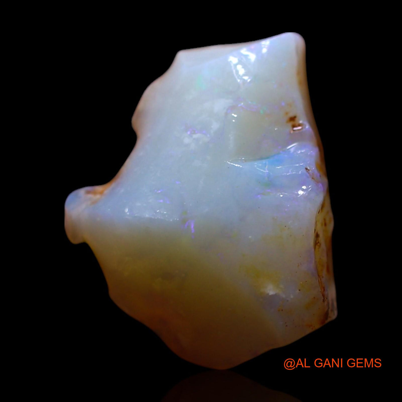 Natural Fire Opal Gemstone 3.00 Cts Loose Fancy Rough From Australia 13x10x5 mm RG-449