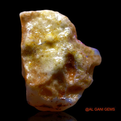 Natural Fire Opal Gemstone 3.00 Cts Loose Fancy Rough From Australia 13x10x5 mm RG-449
