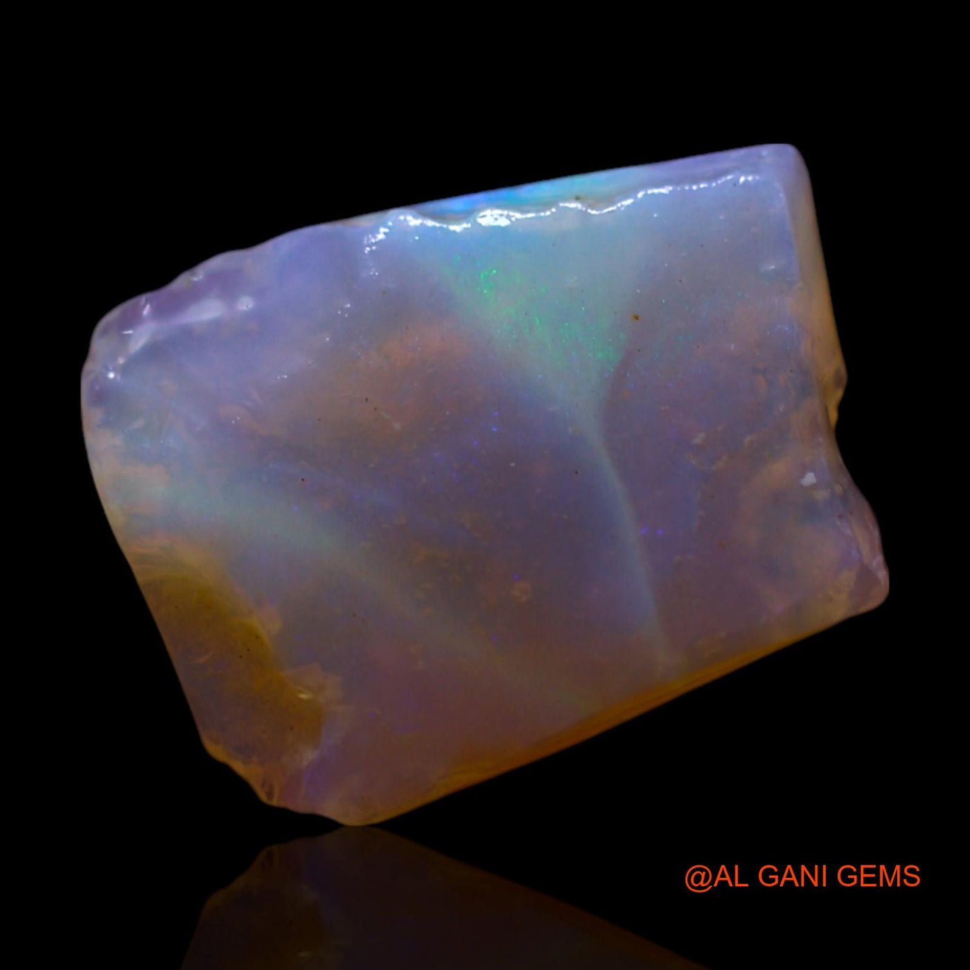 3.00 Cts Unheated Australian Fire Opal Loose Gemstone Fancy Rough Natural 13x10x3 mm RG-451