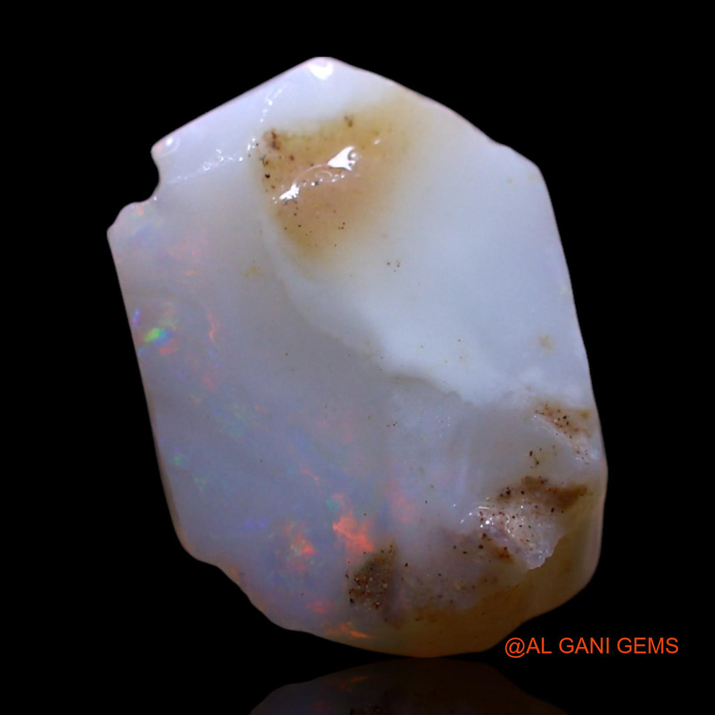 4.00 Cts Natural Australian Fire Opal Fancy Rough Loose Gemstone For Jewelry 13x9x5 mm RG-452