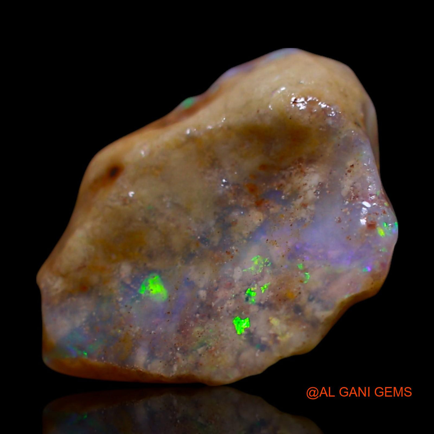 3.00 Cts Unheated Australian Fire Opal Loose Gemstone Fancy Rough Natural 13x11x4 mm RG-453