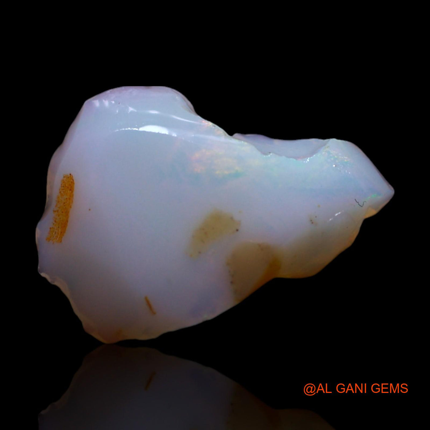 2.00 Cts Natural Australian Fire Opal Fancy Rough Loose Gemstone For Jewelry 14x10x3 mm RG-456