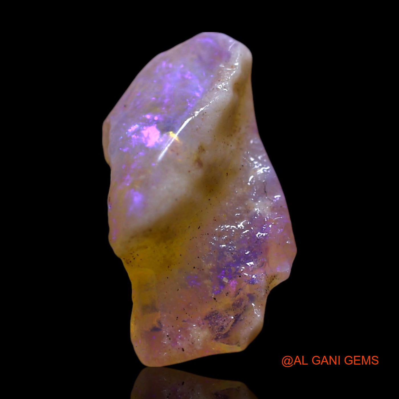 3.00 Cts Natural Australian Fire Opal Loose Gemstone Fancy Rough 15x8x6 mm RG-465