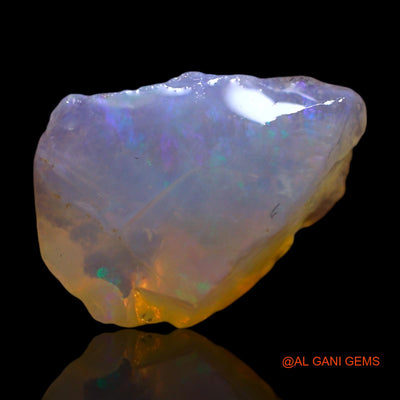 Natural Fire Opal Gemstone 3.00 Cts Loose Fancy Rough From Australia 14x10x5 mm RG-467