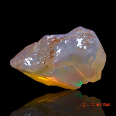 Natural Fire Opal Gemstone 3.00 Cts Loose Fancy Rough From Australia 14x10x5 mm RG-467