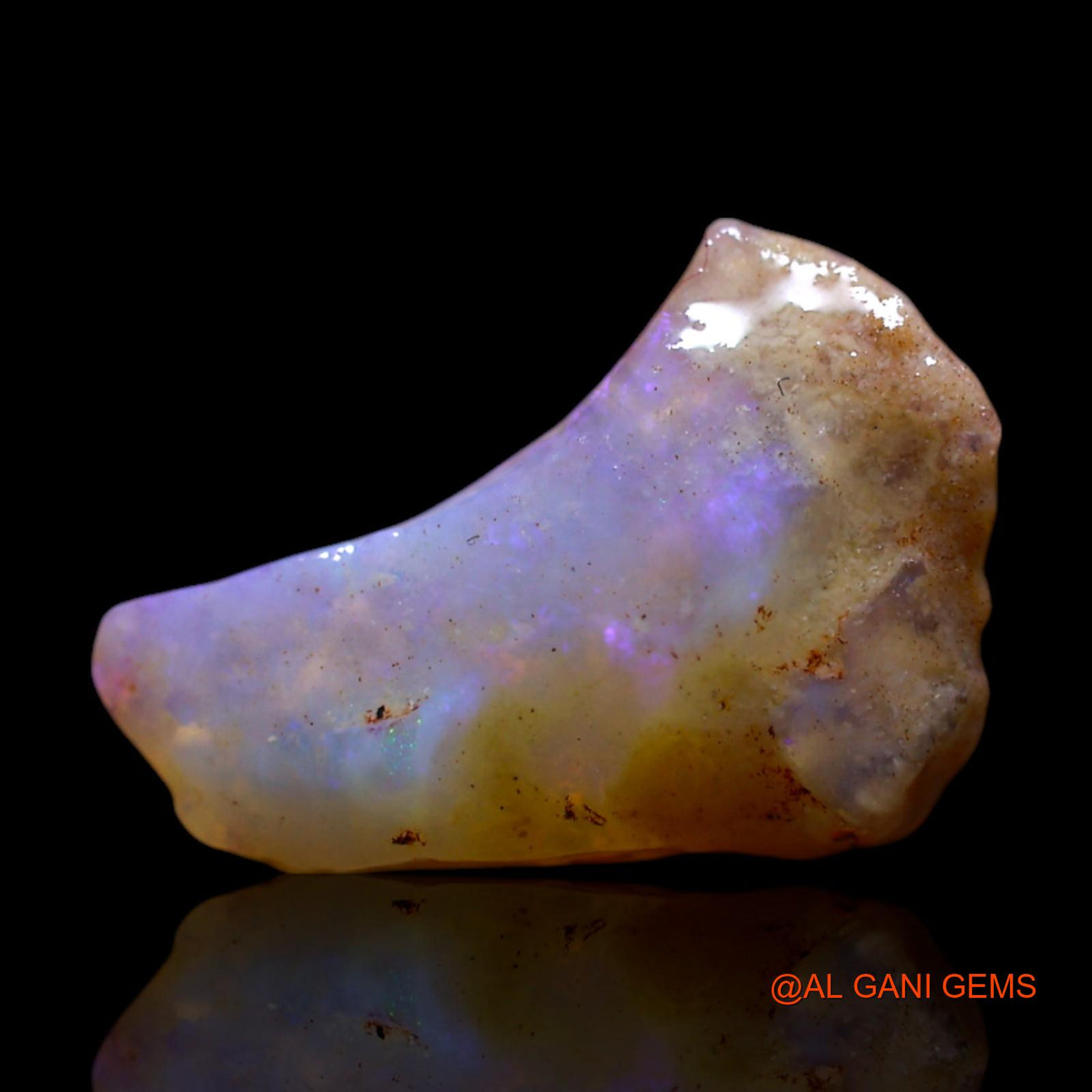 2.00 Cts Natural Australian Fire Opal Loose Gemstone Fancy Rough 14x9x4 mm RG-468