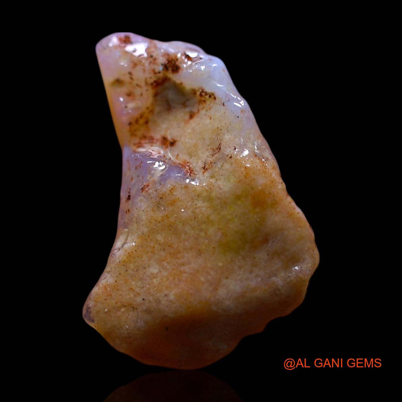 2.00 Cts Natural Australian Fire Opal Loose Gemstone Fancy Rough 14x9x4 mm RG-468
