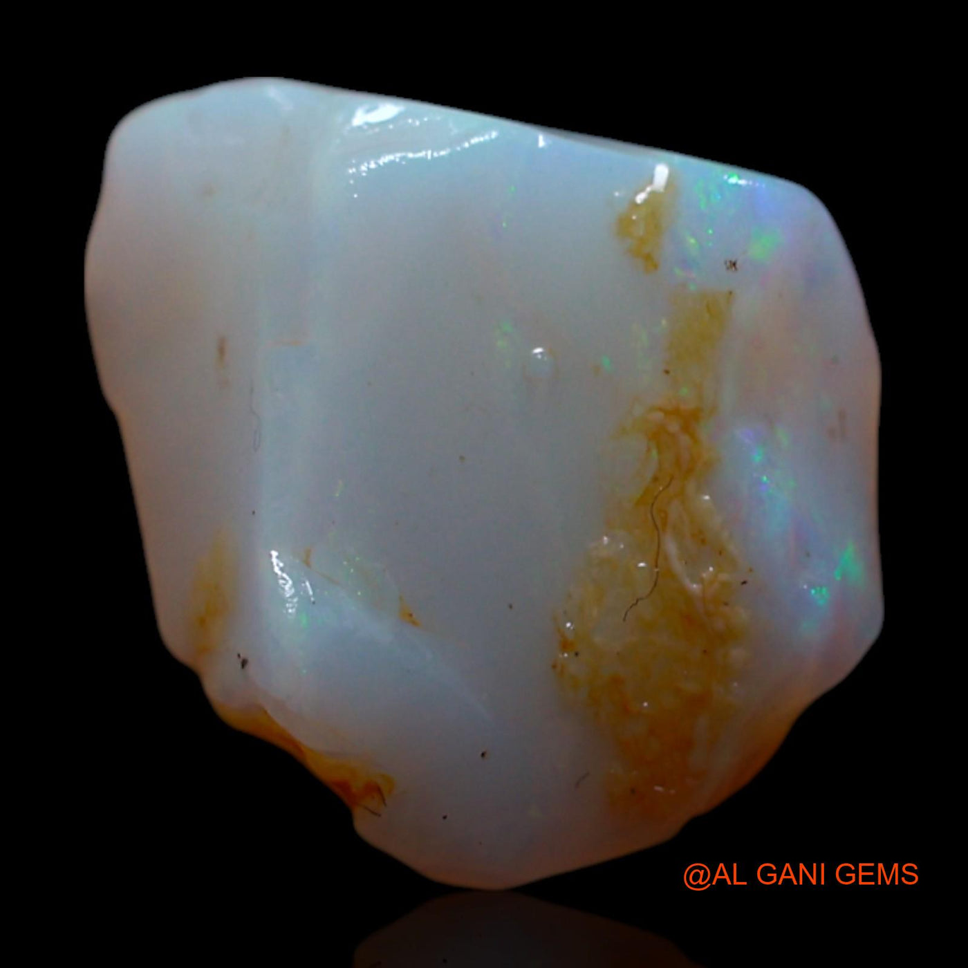 4.00 Cts Natural Australian Fire Opal Loose Gemstone Fancy Rough 13x10x7 mm RG-469