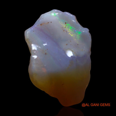 Natural Fire Opal Gemstone 4.00 Cts Loose Fancy Rough From Australia 14x9x6 mm RG-470