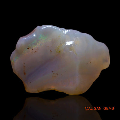 Natural Fire Opal Gemstone 4.00 Cts Loose Fancy Rough From Australia 14x9x6 mm RG-470