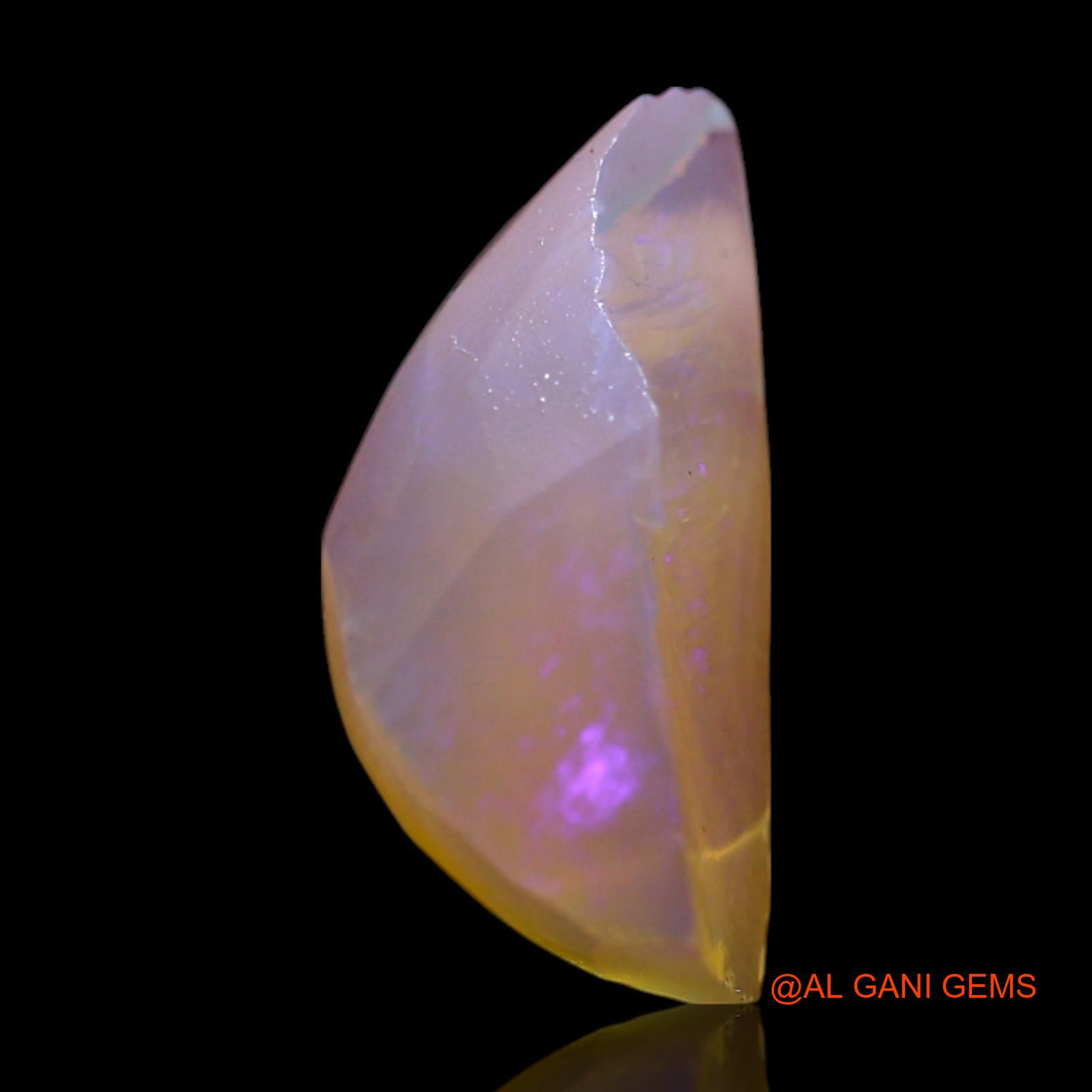 Natural Fire Opal Gemstone 2.00 Cts Loose Fancy Rough From Australia 14x6x4 mm RG-471