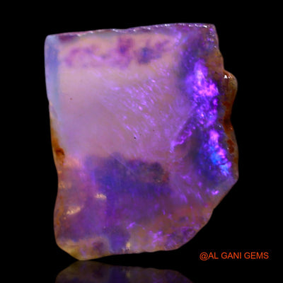 Natural Fire Opal Gemstone 2.00 Cts Loose Fancy Rough From Australia 11x9x3 mm RG-472