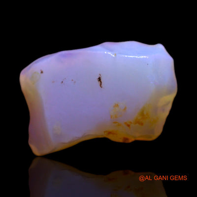 Natural Fire Opal Gemstone 3.00 Cts Loose Fancy Rough From Australia 13x8x3 mm RG-473