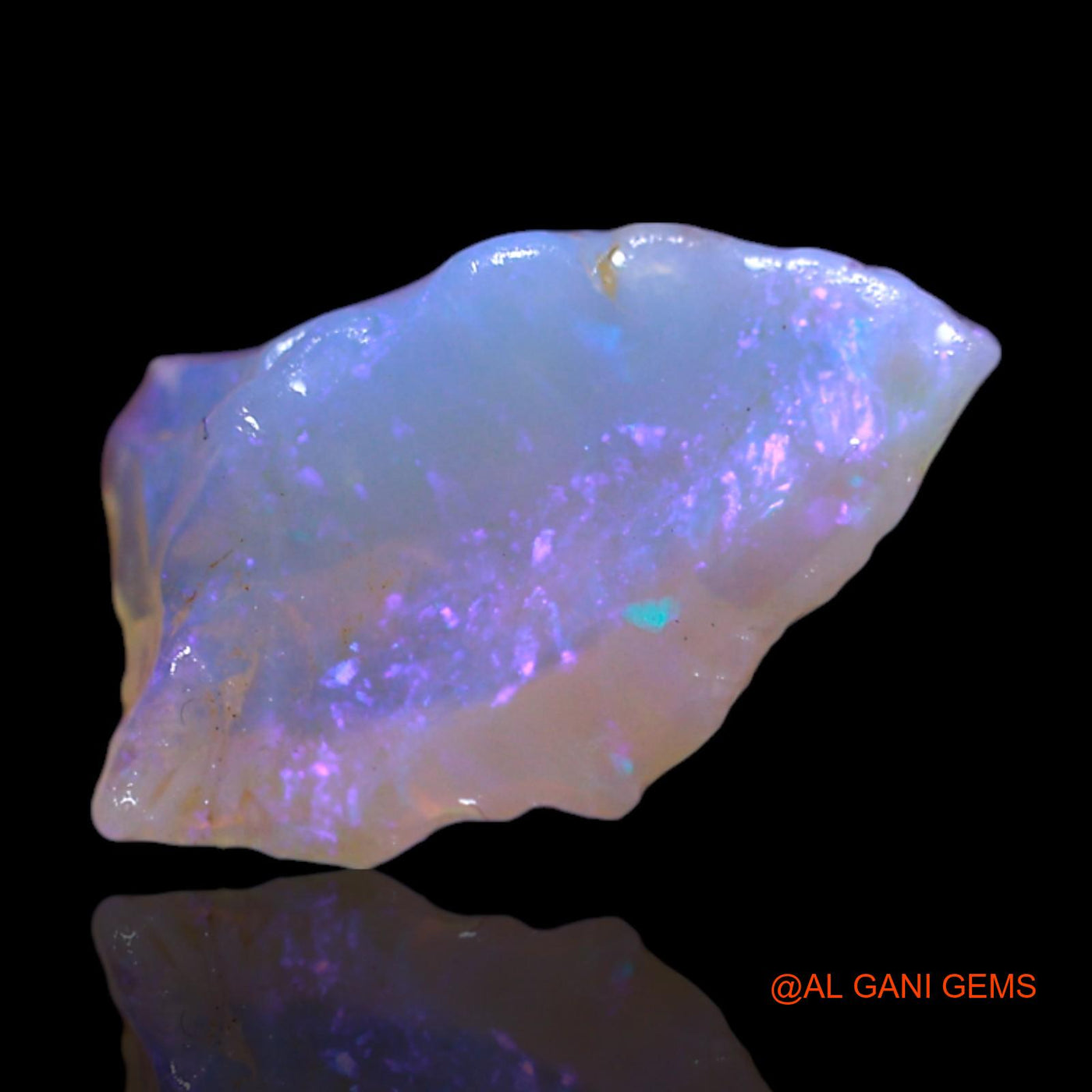 Natural Fire Opal Gemstone 3.00 Cts Loose Fancy Rough From Australia 13x10x5 mm RG-474