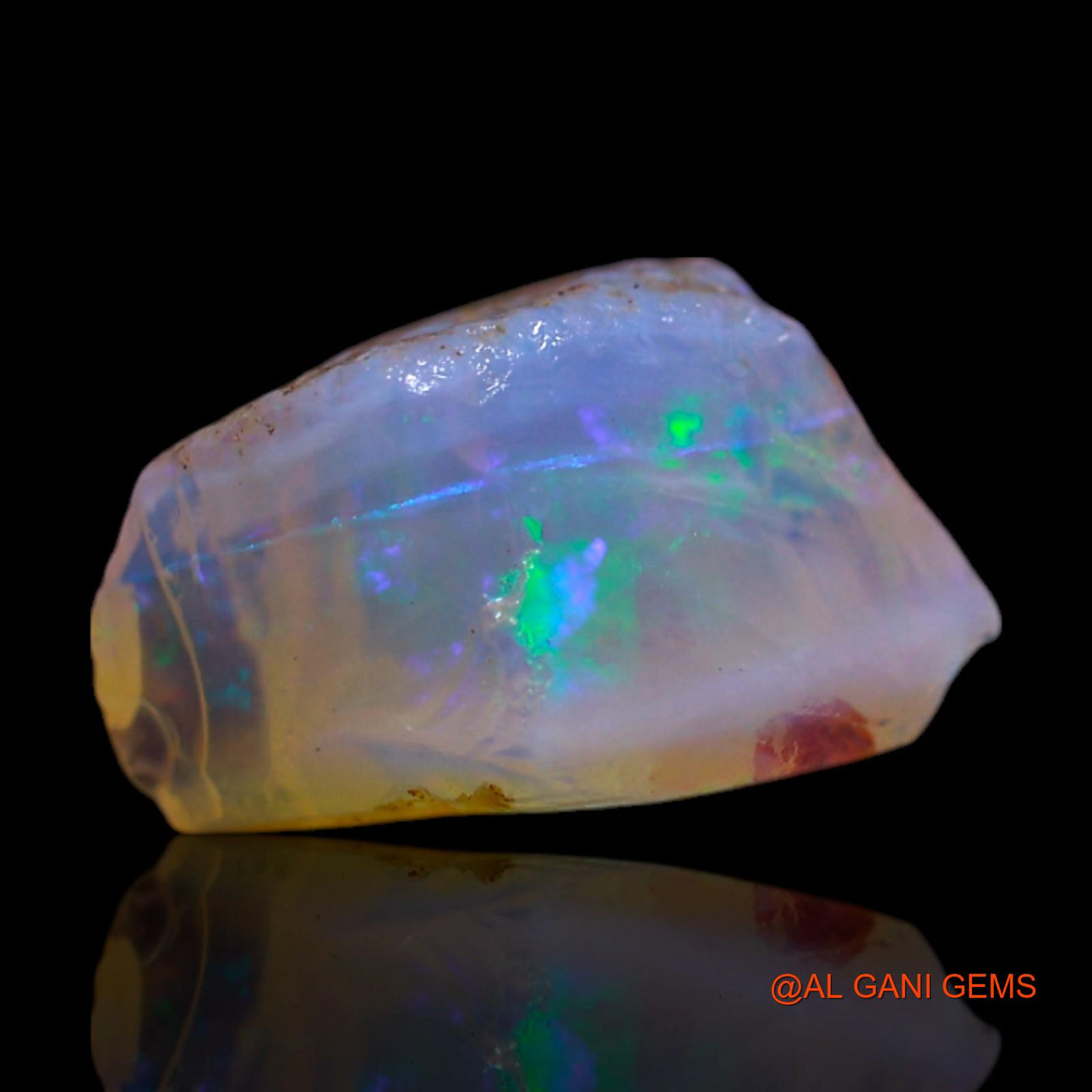 3.00 Cts Natural Australian Fire Opal Loose Gemstone Fancy Rough 12x8x6 mm RG-476