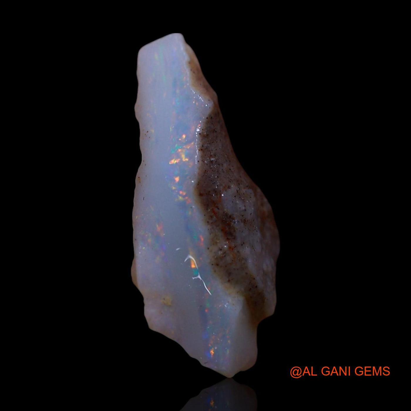 3.00 Cts Unheated Australian Fire Opal Loose Gemstone Fancy Rough Natural 14x9x5 mm RG-47