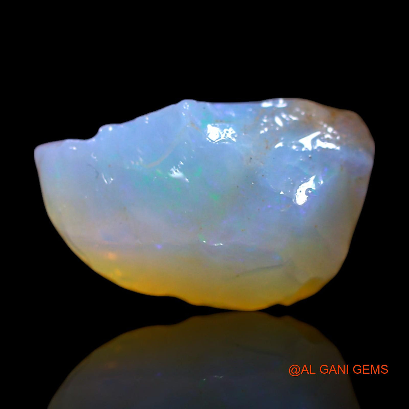 3.00 Cts Unheated Australian Fire Opal Loose Gemstone Fancy Rough Natural 12x7x6 mm RG-485