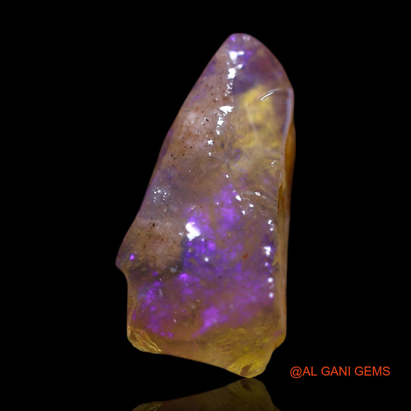 2.00 Cts Natural Australian Fire Opal Loose Gemstone Fancy Rough 14x7x5 mm RG-488