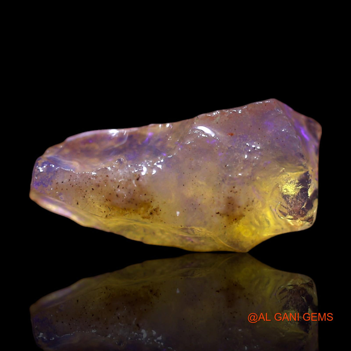 2.00 Cts Natural Australian Fire Opal Loose Gemstone Fancy Rough 14x7x5 mm RG-488