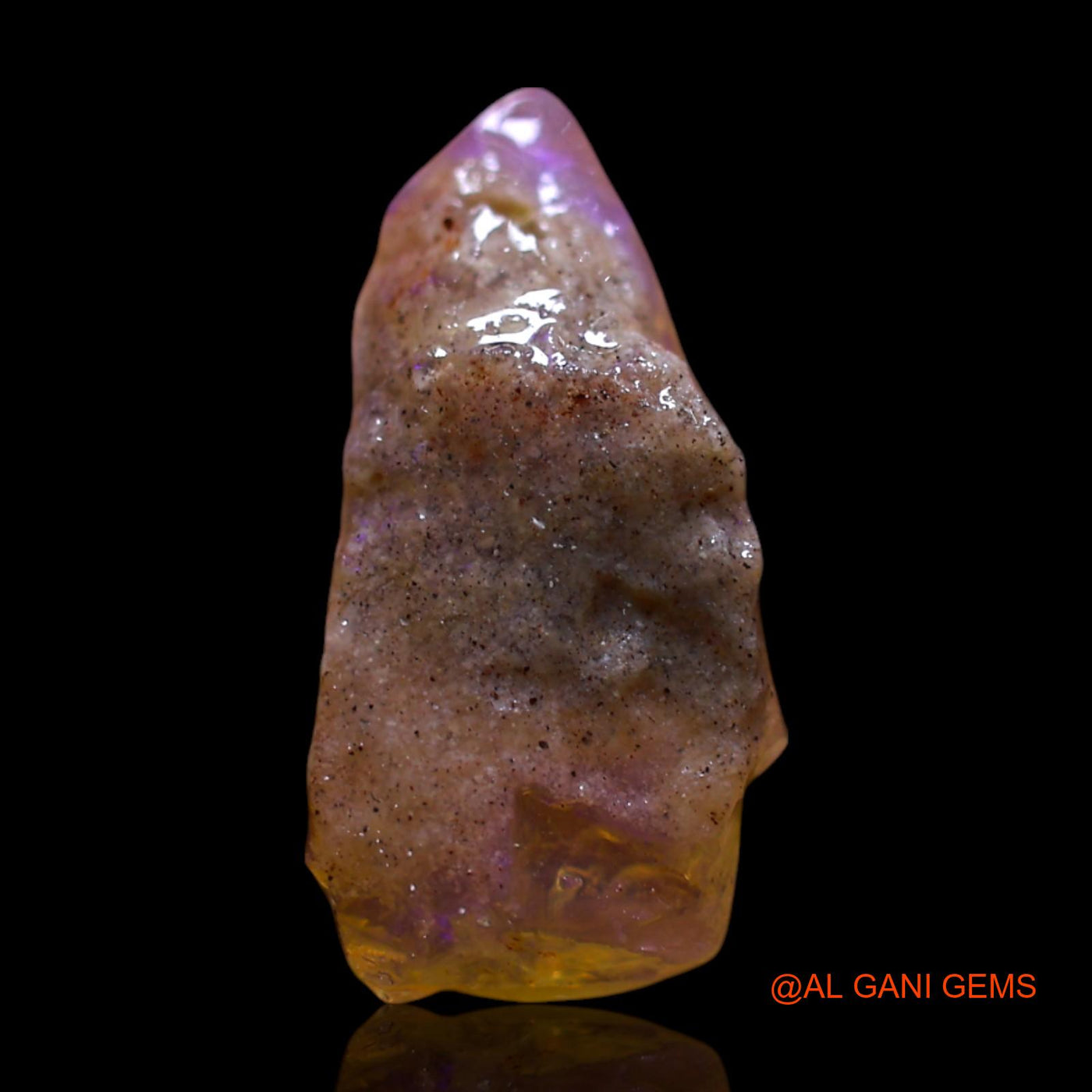 2.00 Cts Natural Australian Fire Opal Loose Gemstone Fancy Rough 14x7x5 mm RG-488