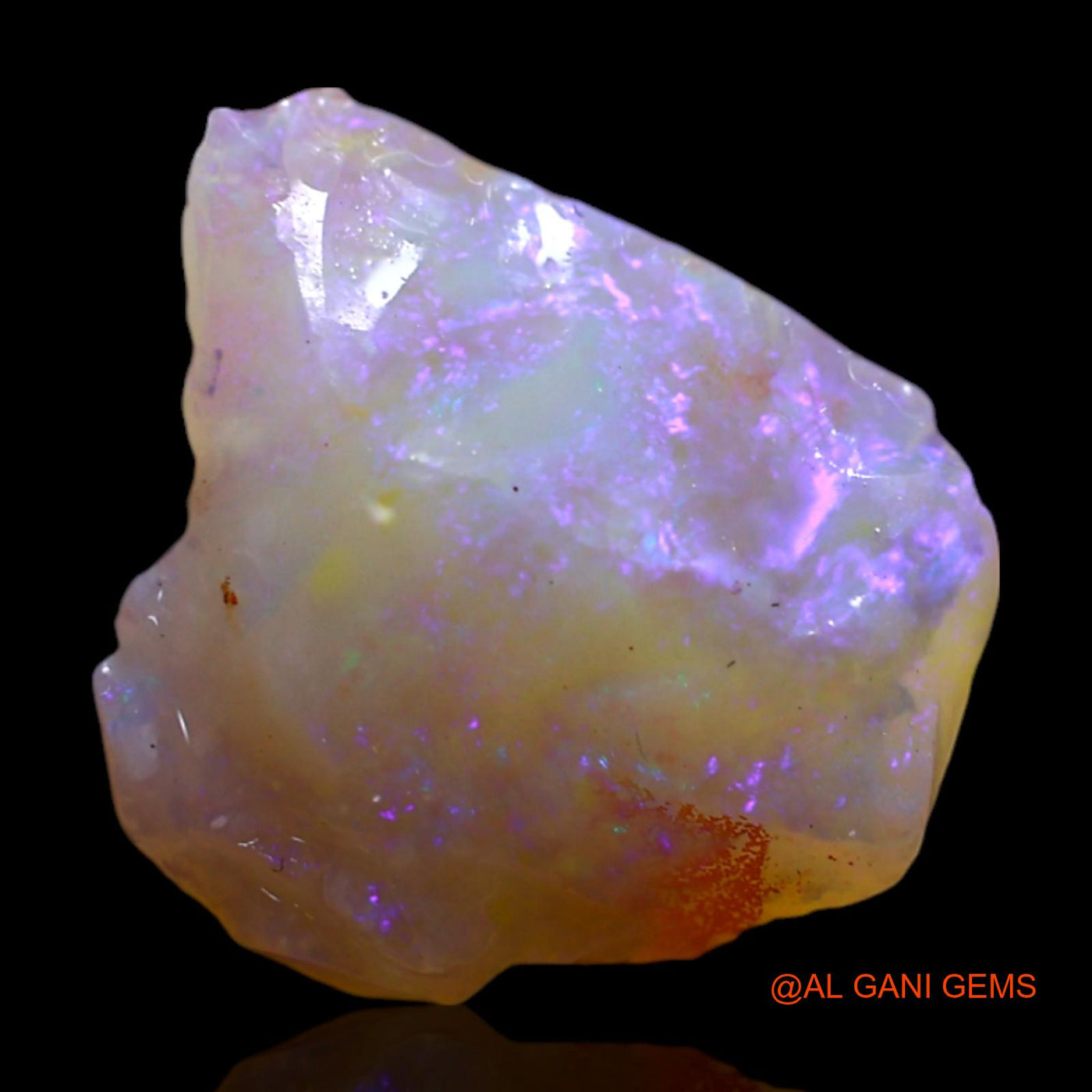 2.00 Cts Natural Australian Fire Opal Loose Gemstone Fancy Rough 10x9x4 mm RG-490