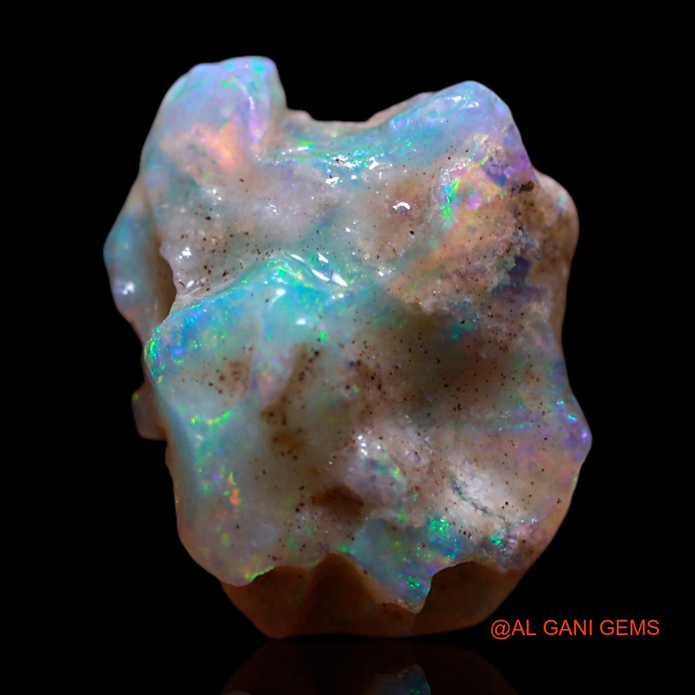 3.00 Cts Unheated Australian Fire Opal Loose Gemstone Fancy Rough Natural 12x9x6 mm RG-495