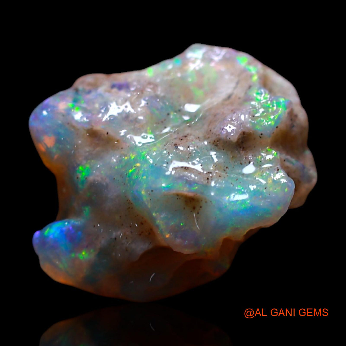 3.00 Cts Unheated Australian Fire Opal Loose Gemstone Fancy Rough Natural 12x9x6 mm RG-495