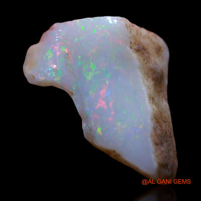 Natural Fire Opal Gemstone 2.00 Cts Loose Fancy Rough From Australia 11x10x5 mm RG-498