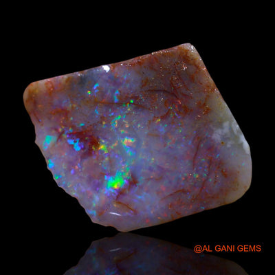 4.00 Cts Unheated Australian Fire Opal Loose Gemstone Fancy Rough Natural 20x16x3 mm RG-4