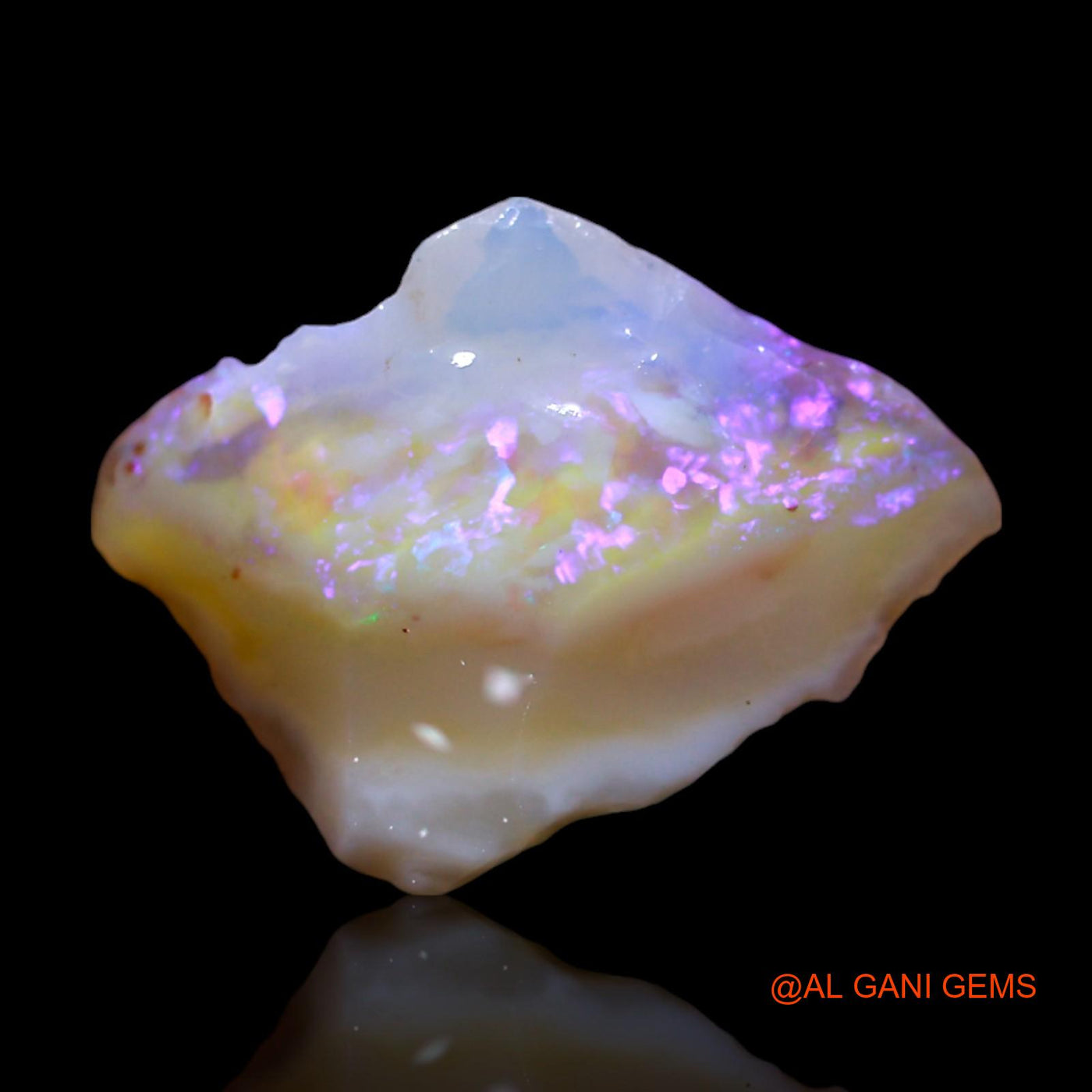 2.00 Cts Natural Australian Fire Opal Loose Gemstone Fancy Rough 14x9x4 mm RG-508