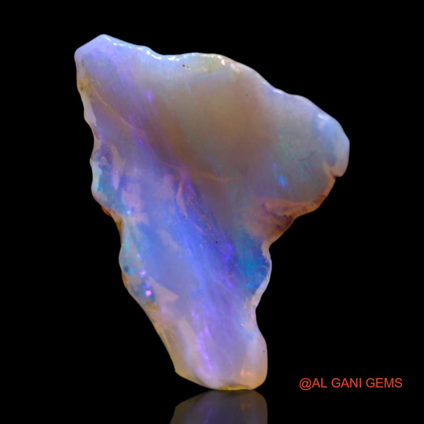 1.00 Cts Unheated Australian Fire Opal Loose Gemstone Fancy Rough Natural 14x9x2 mm RG-511