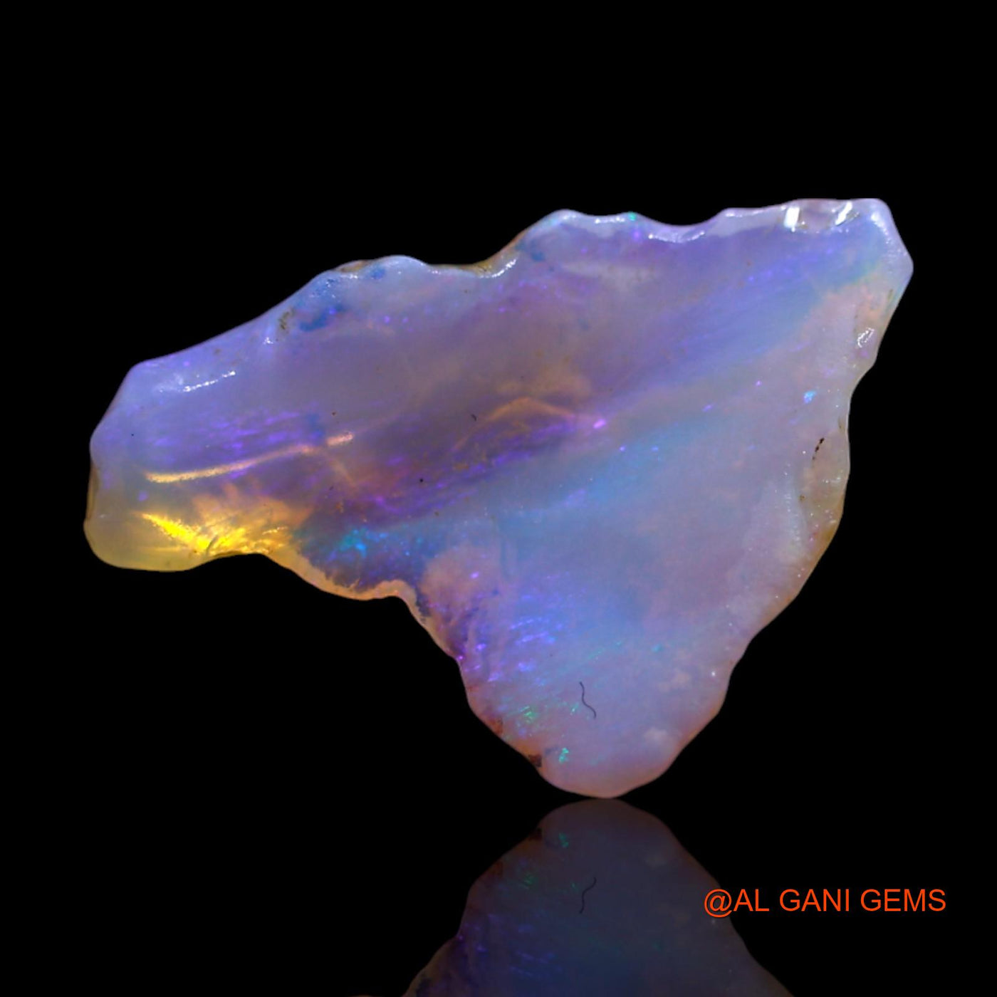 1.00 Cts Unheated Australian Fire Opal Loose Gemstone Fancy Rough Natural 14x9x2 mm RG-511