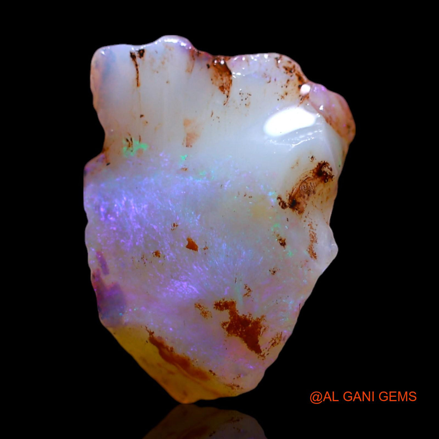 2.00 Cts Unheated Australian Fire Opal Loose Gemstone Fancy Rough Natural 12x9x5 mm RG-513