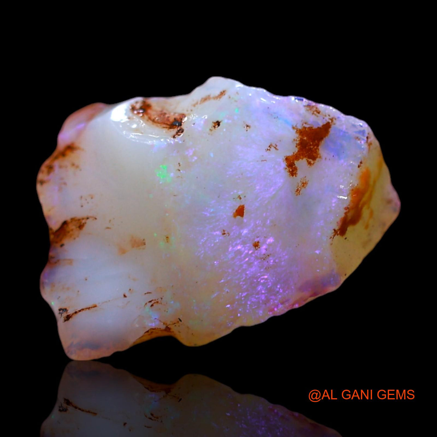 2.00 Cts Unheated Australian Fire Opal Loose Gemstone Fancy Rough Natural 12x9x5 mm RG-513