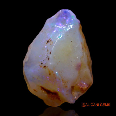 Natural Fire Opal Gemstone 2.00 Cts Loose Fancy Rough From Australia 13x9x4 mm RG-514