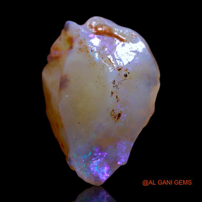 Natural Fire Opal Gemstone 2.00 Cts Loose Fancy Rough From Australia 13x9x4 mm RG-514
