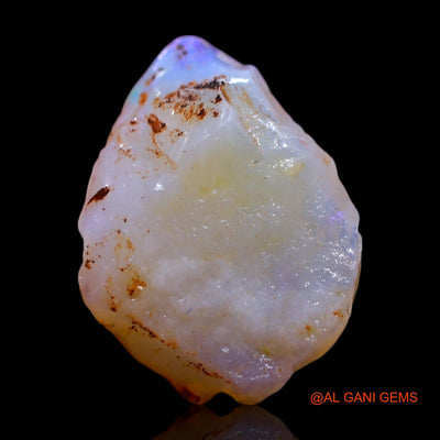 Natural Fire Opal Gemstone 2.00 Cts Loose Fancy Rough From Australia 13x9x4 mm RG-514